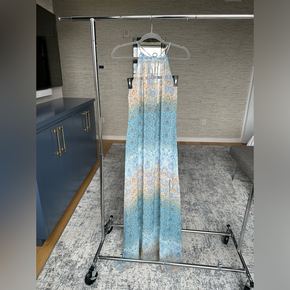 Silk bathing suit cover-up